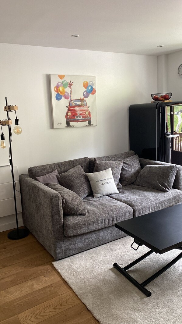 TV, books - Weekend 3* apartment, city center (La Clusaz)