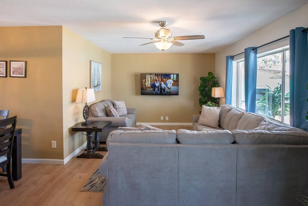 Enchanting pool, putting green, cornhole, and BBQ!