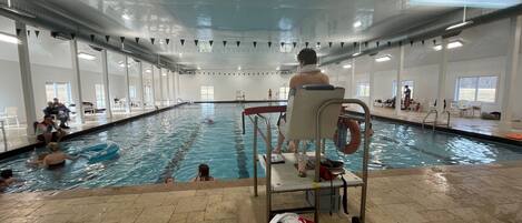 Indoor pool, outdoor pool