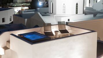 Rom – deluxe, spabadekar | Terrasse/patio