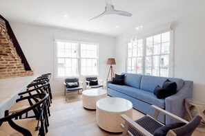 TV, offices - Boutique Home & Resort Pool 'The Sullivan' (Charleston)