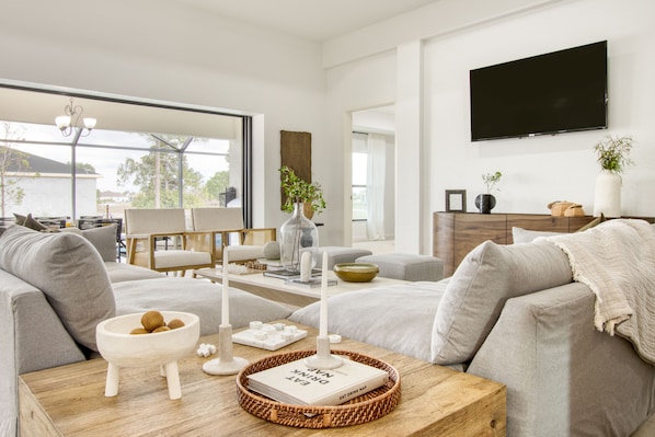 TV 55 pollici con canali digitali, servizi in streaming