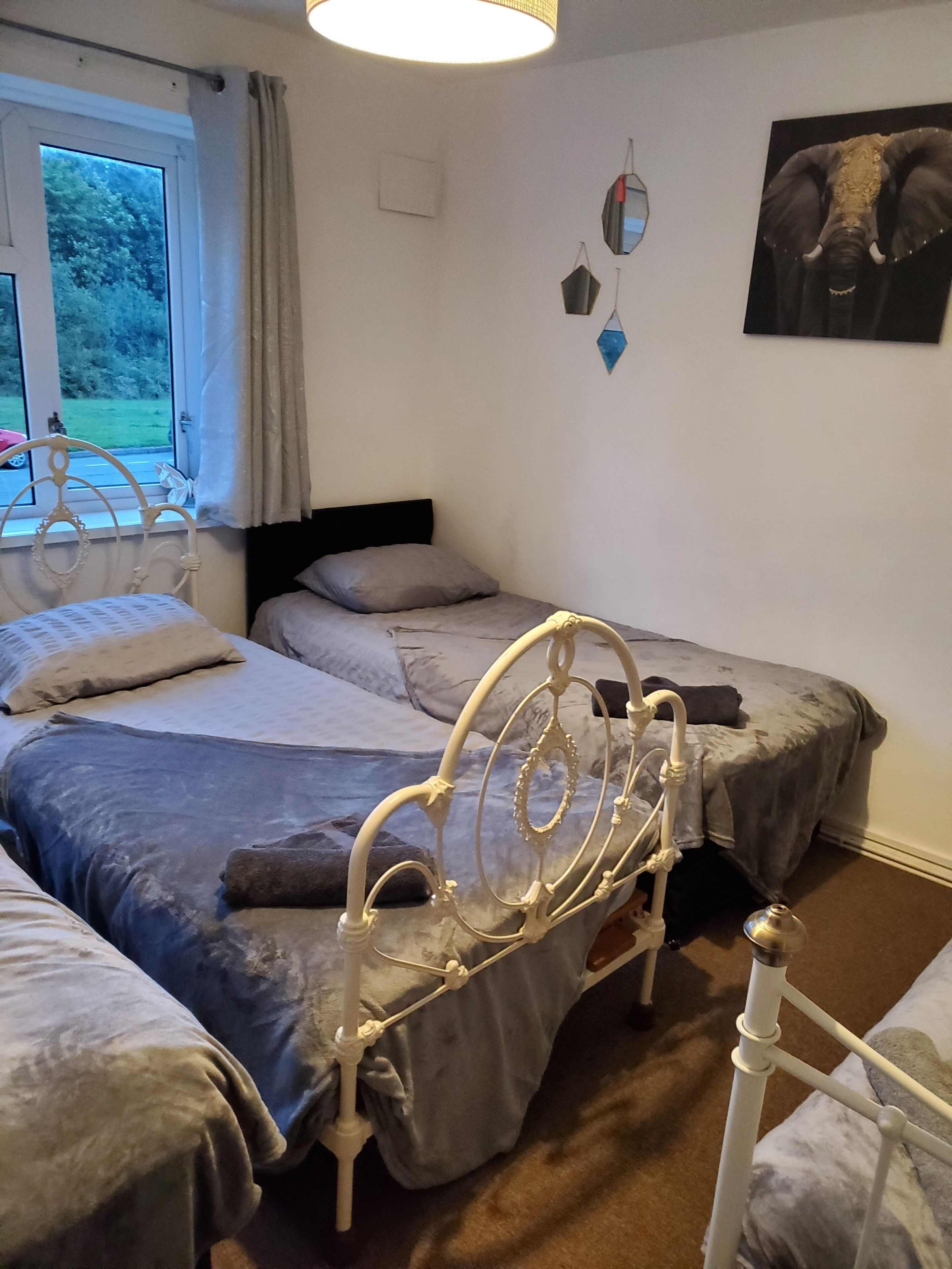 2 bedrooms, iron/ironing board, free WiFi, bed sheets