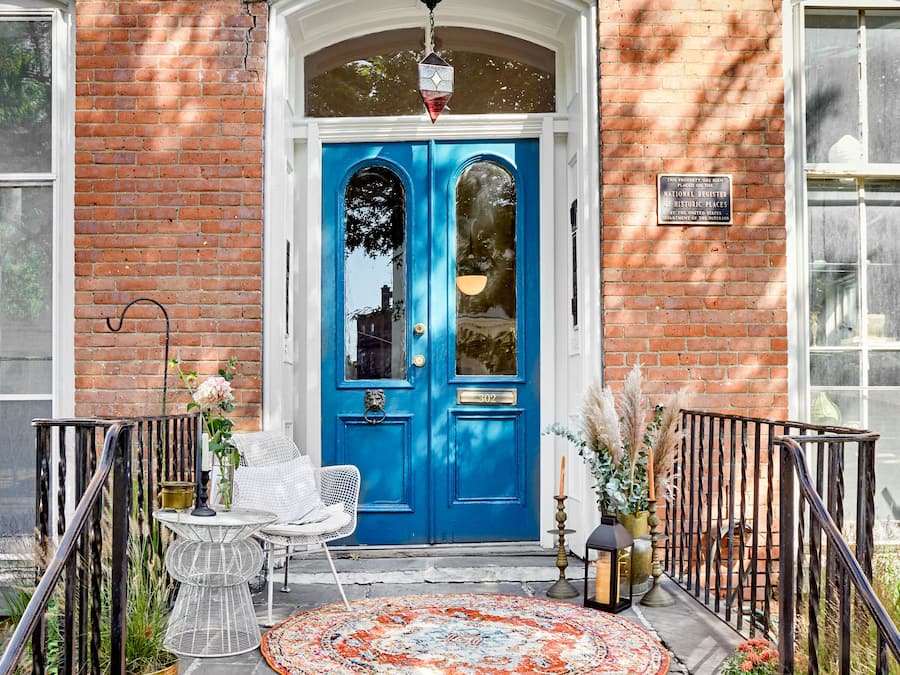 Façana frontal de l'allotjament