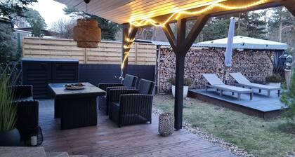 Waldbungalow "auszeit" 2-3 Pers. Wlan-Kamin-Sauna