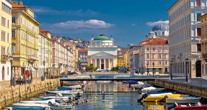 Enchanting view from the walls of Leonardo da Vinci's castle.