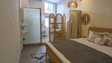 2 habitaciones, escritorio, wifi gratis y ropa de cama