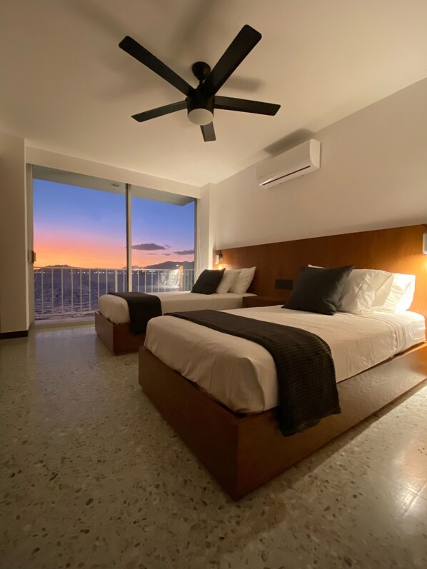 4 habitaciones, tabla de planchar con plancha y wifi 