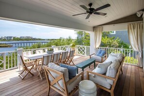 Outdoor dining - Joy of Home | Private Pool, Lake & Gulf Views (Santa Rosa Beach)