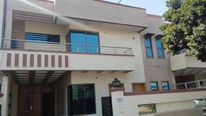Façana frontal de l'allotjament