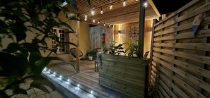 Interior - Gîte with swimming pool, Nordic bath, close to the landing beaches (le manoir)