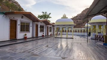 Quarto casal ou duplo superior | Terraço/pátio