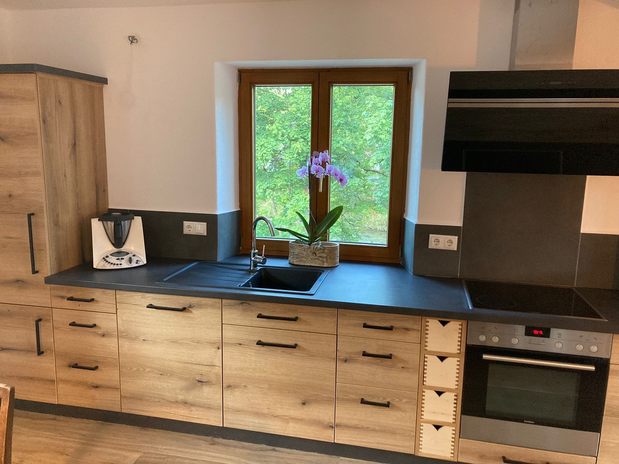Kühlschrank, Ofen, Herdplatte, Geschirrspüler
