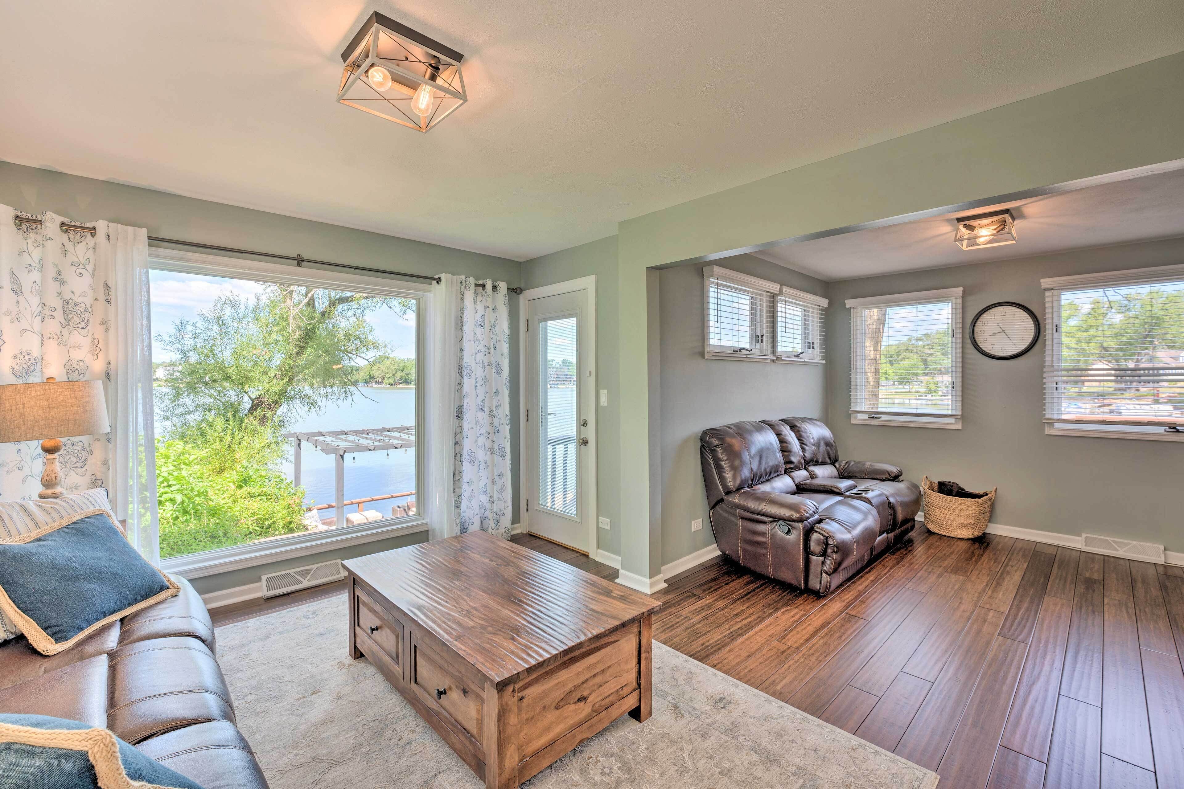 Lakefront Oasis w/ Boat Dock, Fire Pit, Grill