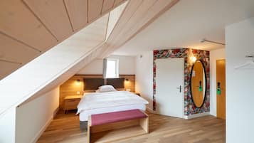 Superior Double Room | Hypo-allergenic bedding available, down comforters, minibar