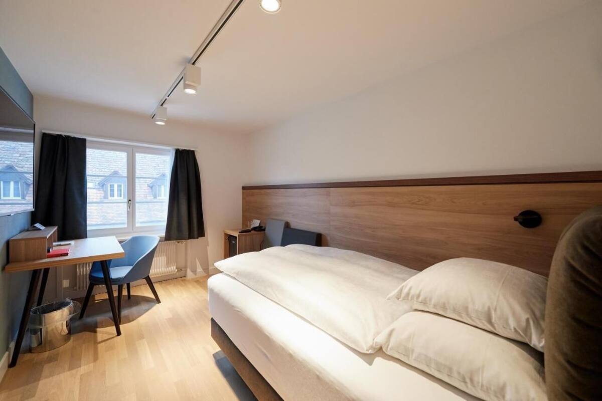 Habitación individual estándar | Ropa de cama hipoalergénica, edredón y minibar