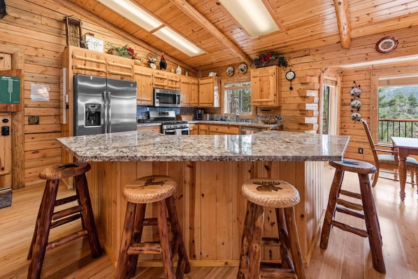 Cabana, 3 quartos | Cozinha privada