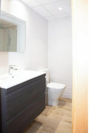 Dusche, Haartrockner, Toilettenpapier