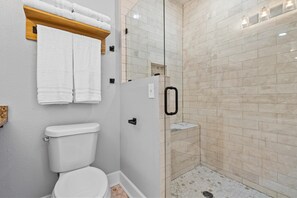 Hair dryer, towels