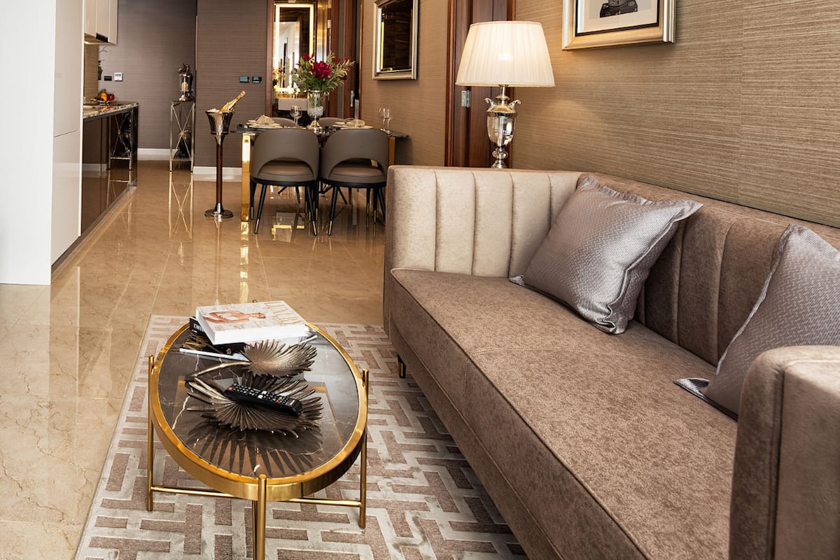 Grande Deluxe 2 Bedroom Suite, Urban view | Living area | Smart TV