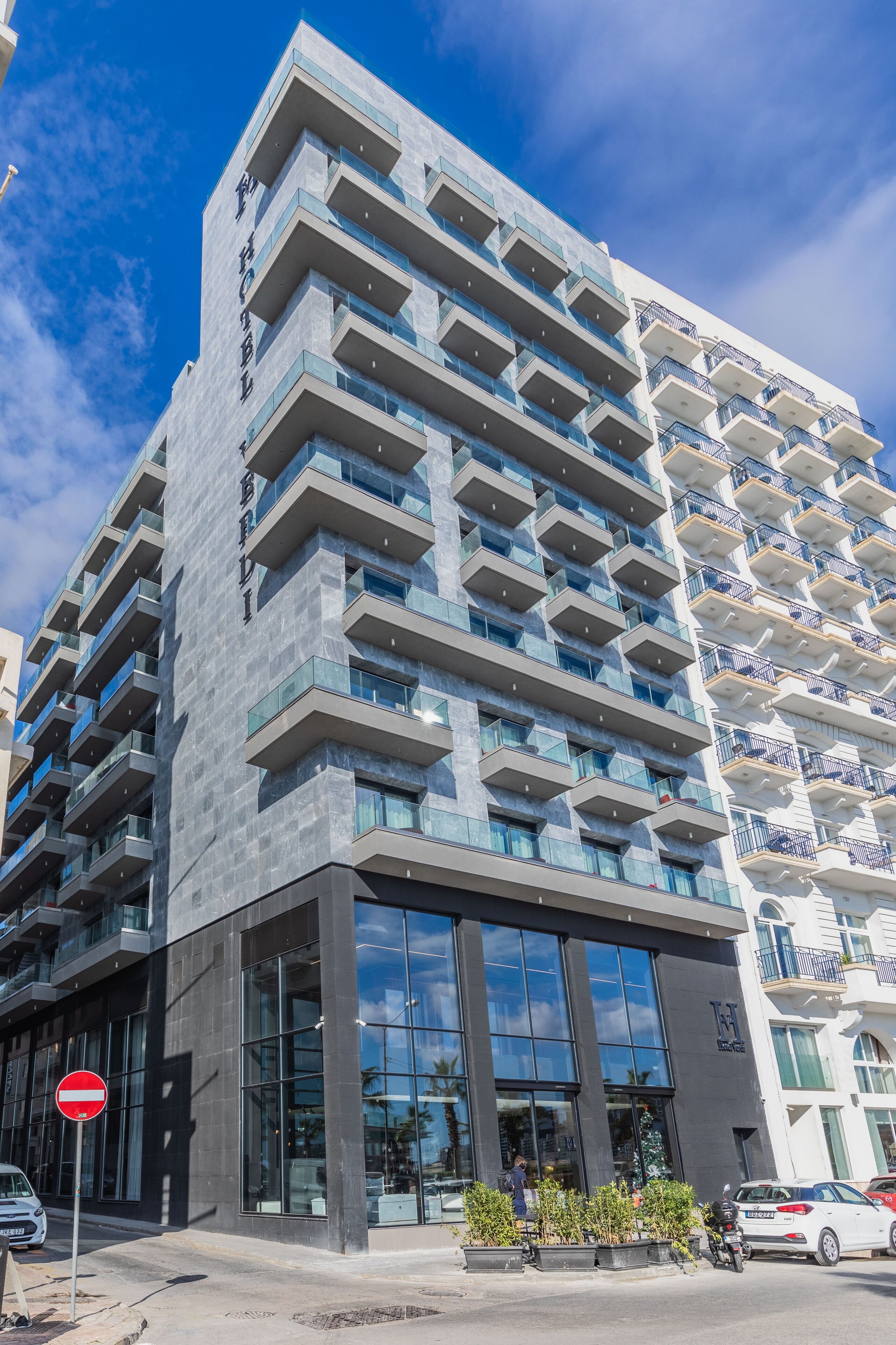 Façade de l’hébergement