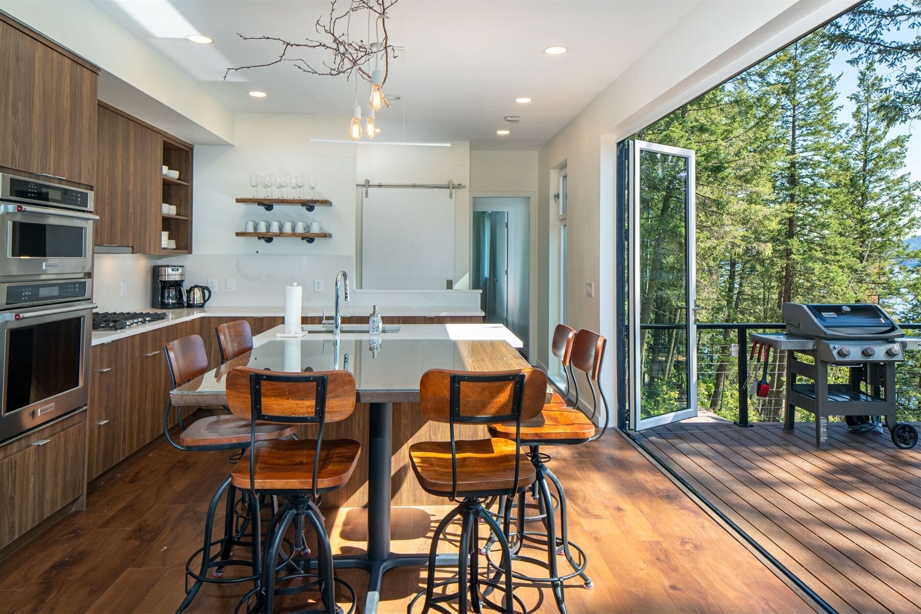 Newly Built 2022 Modern Whitefish Lake Residence with Exclusive Hot Tub and