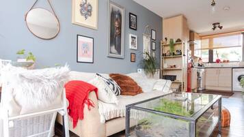 Basic Apartment, 1 Katil Kelamin (Double) | 1 bilik tidur, cadar katil