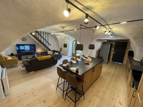 Gite of 400m2 with land, lounge bar and games room