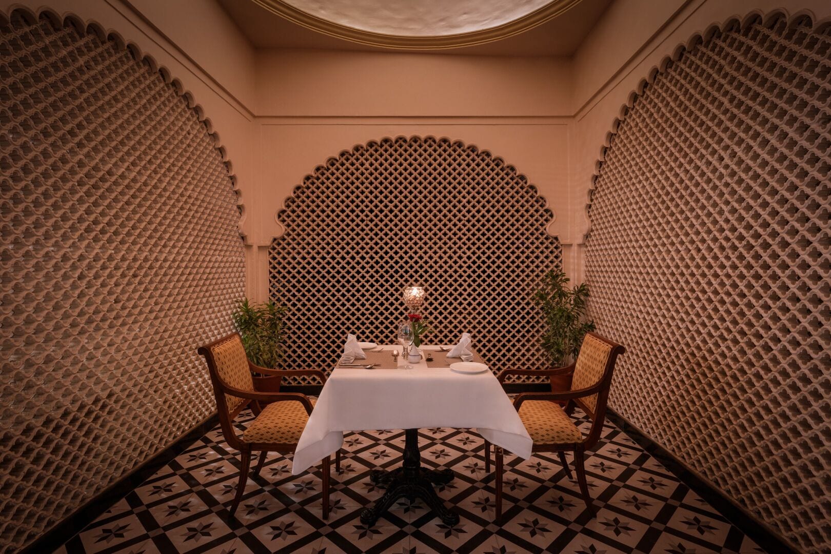 Couples dining