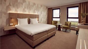 Literie hypoallergénique, minibar, coffres-forts dans les chambres