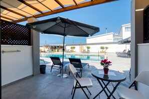 Outdoor dining - Antesia Coral Bay Resort Double room No.4 (Paphos)