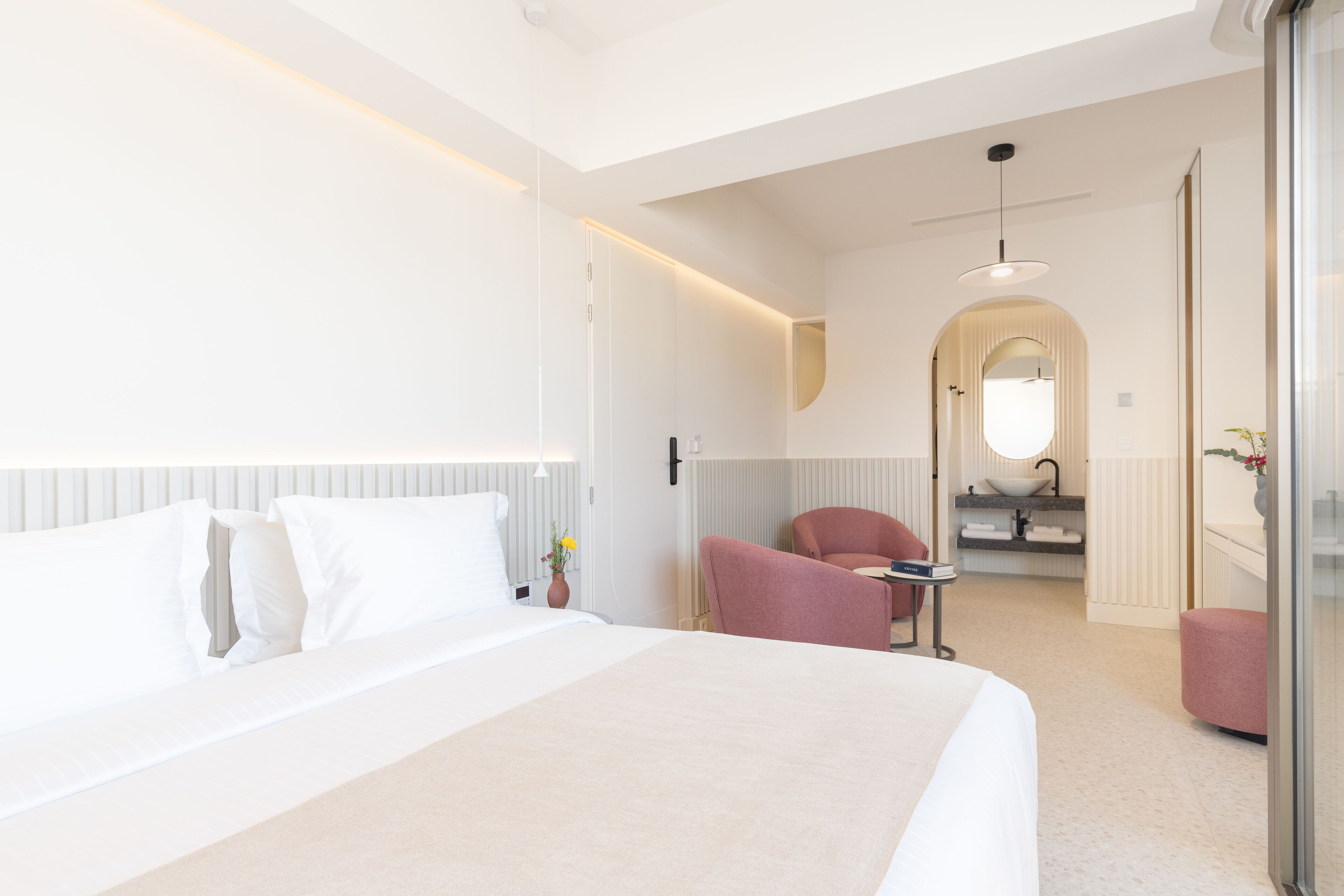 Premium Double Acropolis View | Premium bedding, down comforters, pillowtop beds, minibar