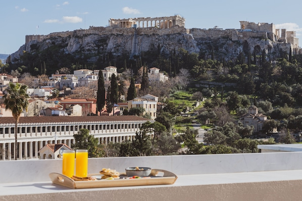 Penthouse Suite Acropolis View | Balcony view - Altar Suites (Athens)