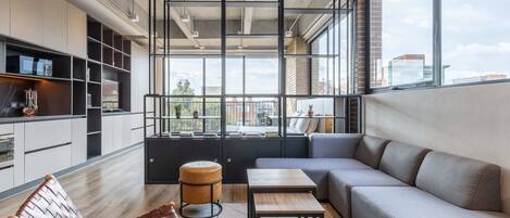 Televisie en een kantoor