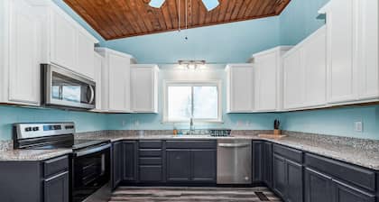 Located just one street from the sand and shoreline!
