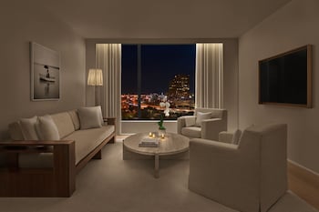 55-inch LED TV with cable channels, TV, Netflix at The Tampa EDITION