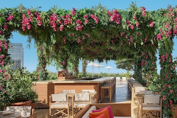 Outdoor pool, cabanas (surcharge), pool umbrellas at The Tampa EDITION