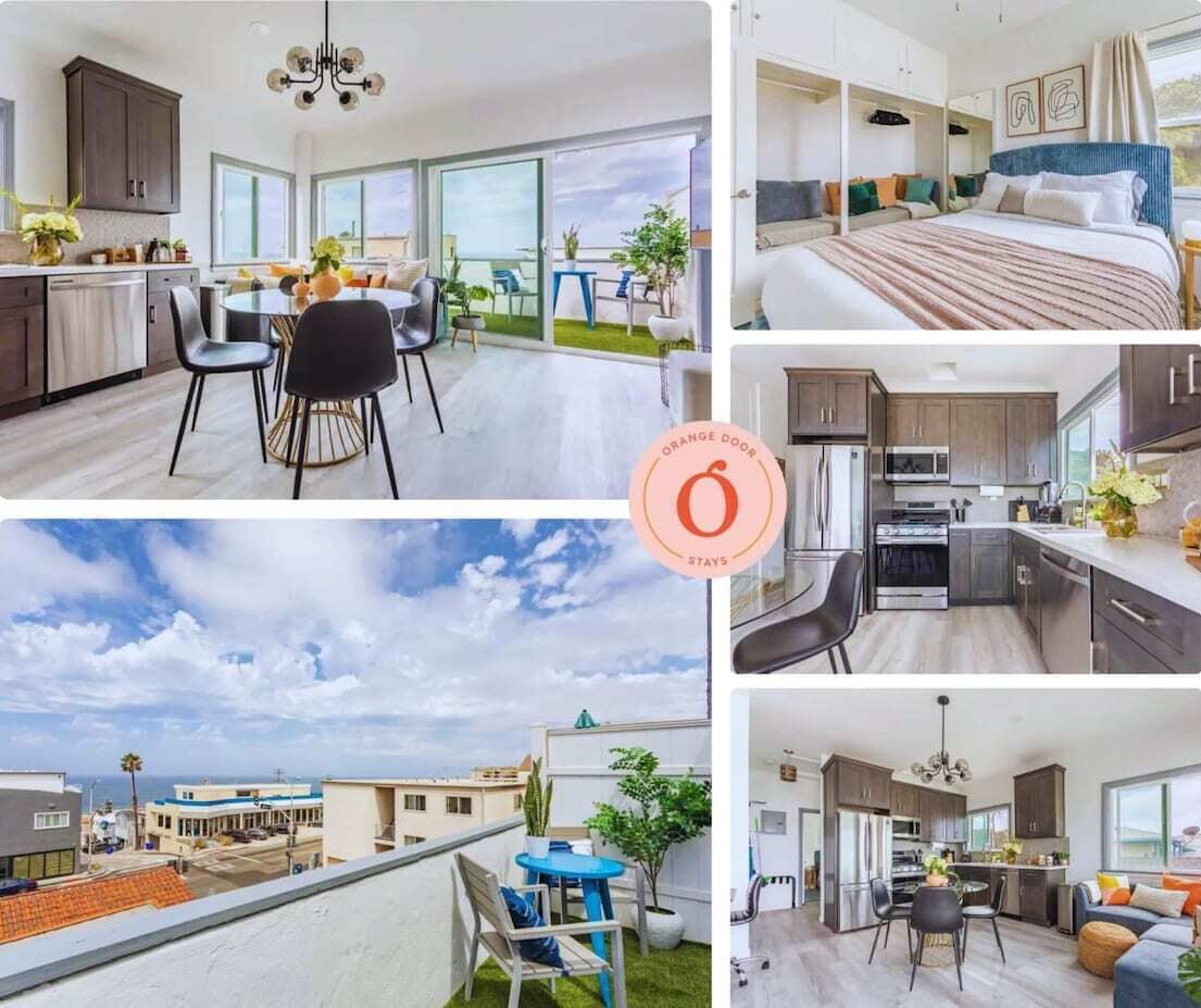 Luxury 1BR Manhattan Beach w/ Ocean View & Parking