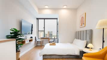 1 dormitorio, tabla de planchar con plancha, wifi gratis y ropa de cama