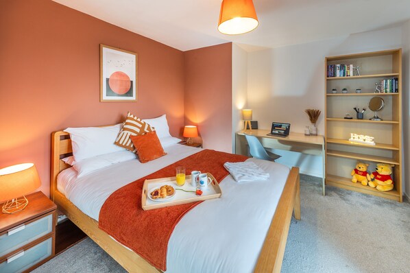 Apartment | 2 Schlafzimmer, Bügeleisen/Bügelbrett, kostenloses WLAN, Bettwäsche