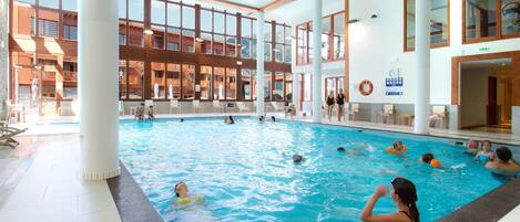 Una piscina riscaldata