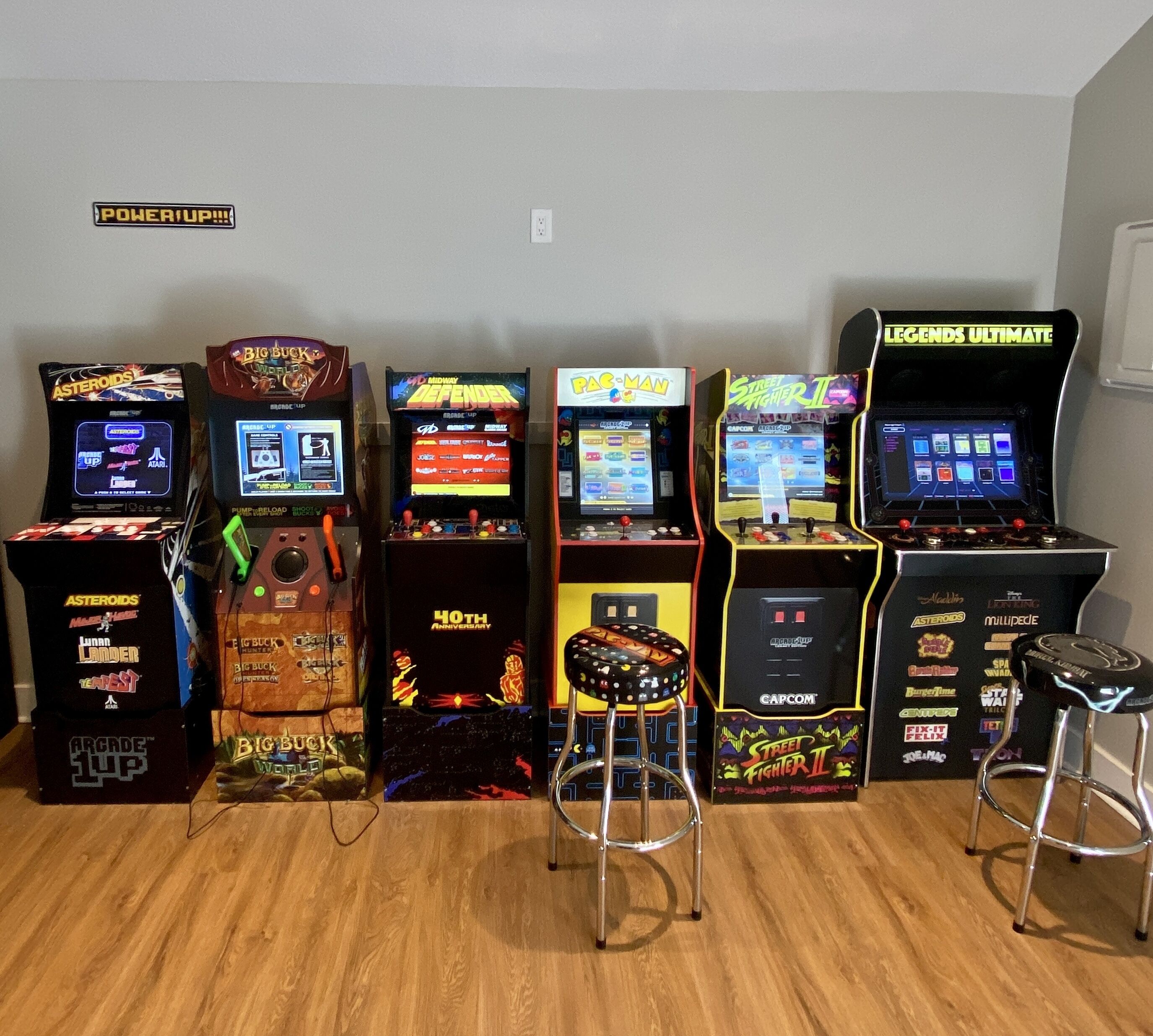 Close to River and town. Has an Arcade