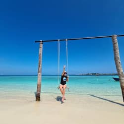 Private beach, white sand, free beach shuttle