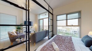 Apartamento superluxo | 2 quartos, roupas de cama de algodão egípcio, roupas de cama premium