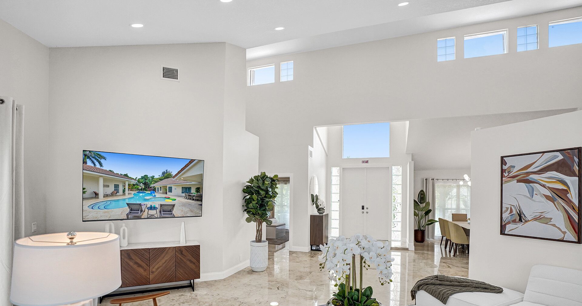 TV de tela plana 42 polegadas com canais digitais, TV