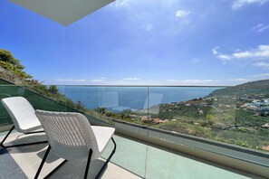 Luxury-Haus, 1 Schlafzimmer, Nichtraucher, Meerblick | Balkon