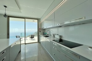 Luxury-Haus, 1 Schlafzimmer, Nichtraucher, Meerblick | Eigene Küche | Kühlschrank, Mikrowelle, Ofen, Geschirrspüler