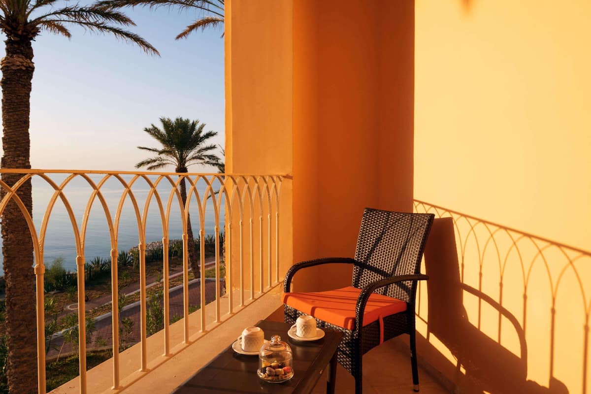 Blick vom Balkon