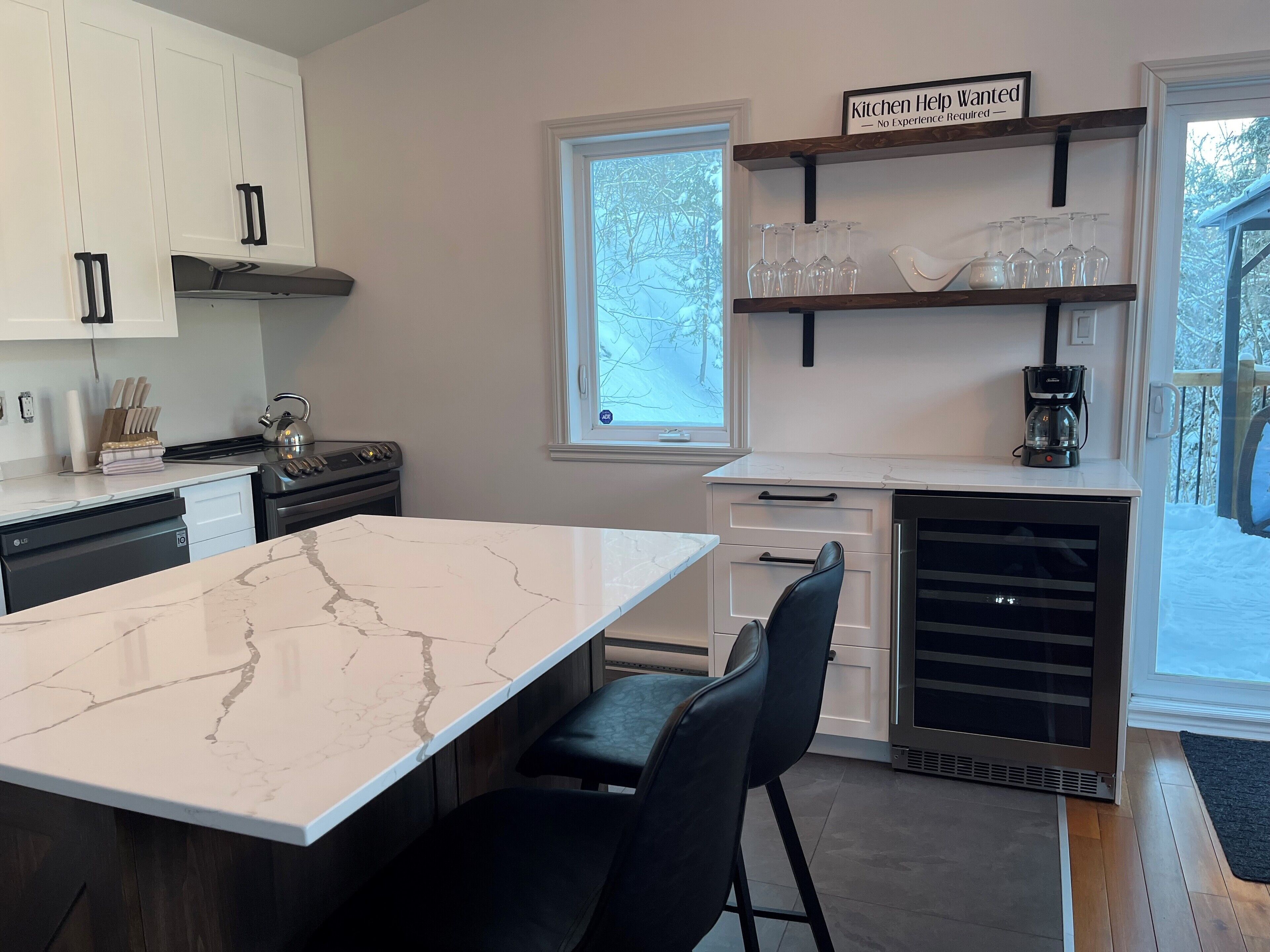 Chalet bord de l'eau dans les laurentides