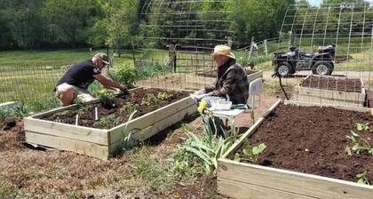Farm Stay with Fireplace